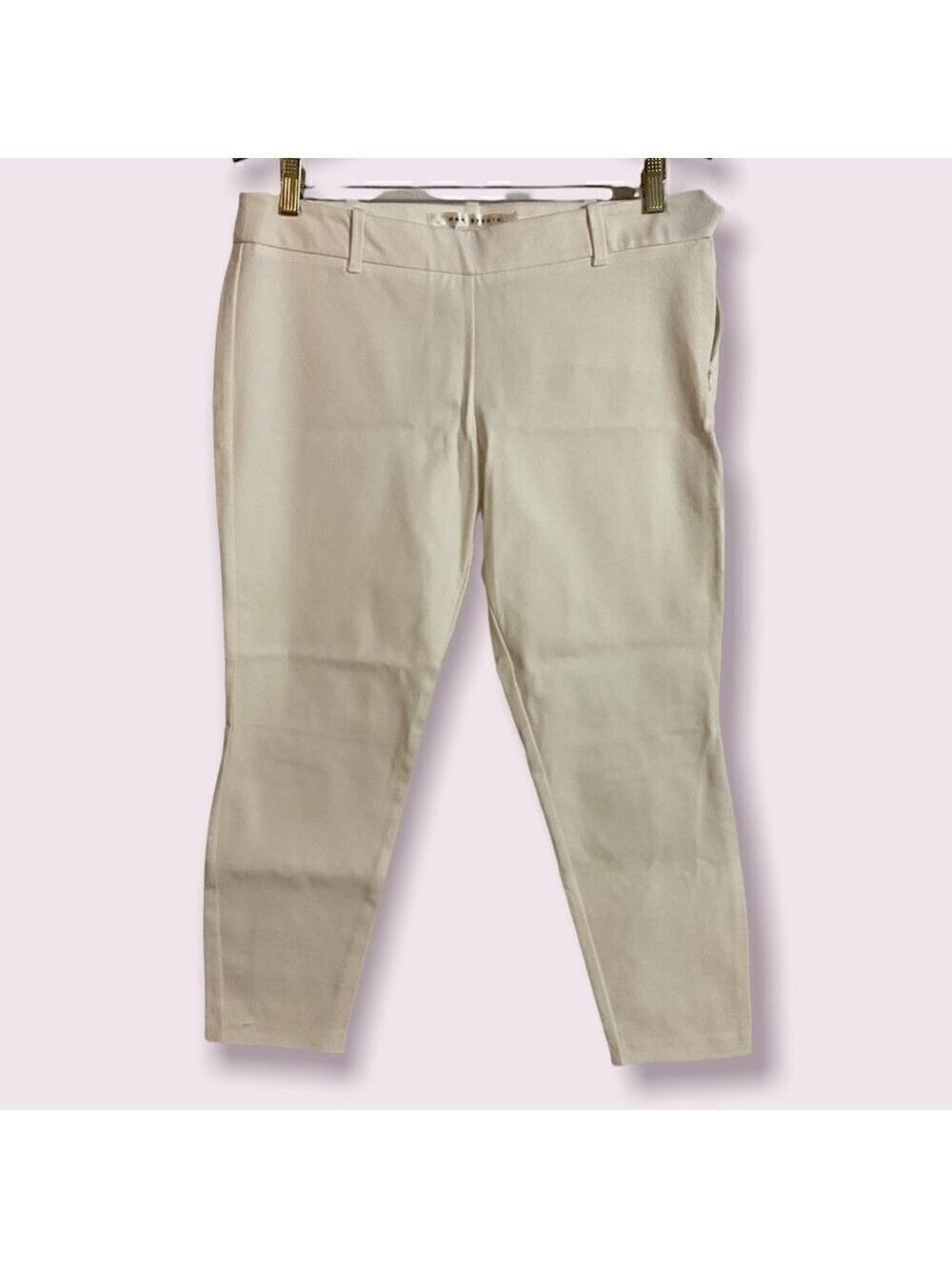 Max Studio White Formal Skinny Pants Size 10